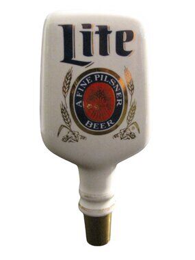 Miller Lite Ceramic Beer Tap Handle Pull